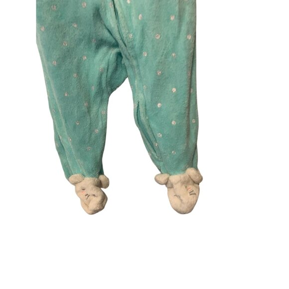 Carters Infant Baby Size Newborn Terry Cloth 1 piece bodysuit long sleeve full z - Picture 2 of 4